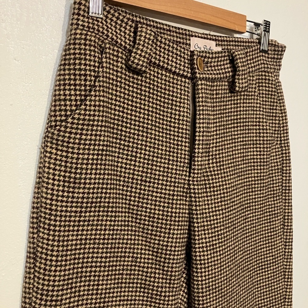Cry Baby M houndstooth wool blend lined pedal pushers retro styling 1950’s - Picture 3 of 12